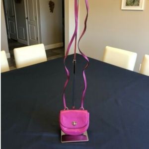 Coach Park Leather Mini Crossbody Bag Magenta